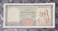50000 Lire Leonardo Decreto 3