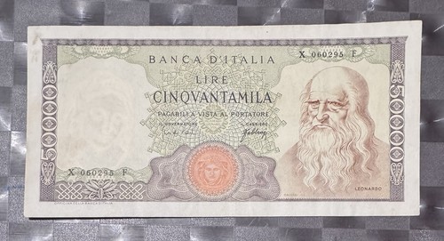 50000 lire leonardo decreto - leonardo, 3