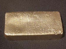 Lingotto d'oro, 531g, oro