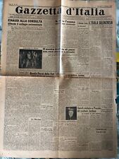 Gazzetta d'Italia giornale rivista d'epoca 12 febbraio 1946 Torino