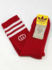 Calze Gucci Adidas logo rosso