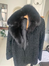 pelliccia breshvans con collo in volpe   Taglia 46 - 48