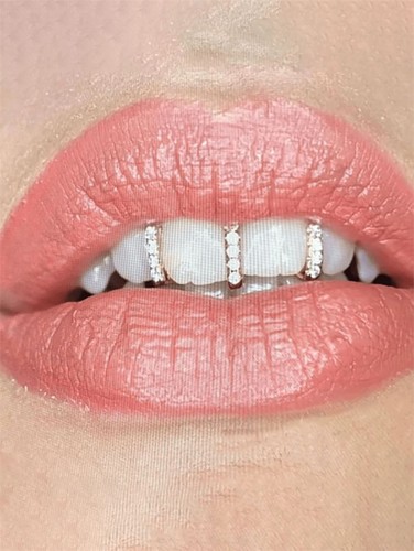 1pcs thin gap grillz hiphop - thin,