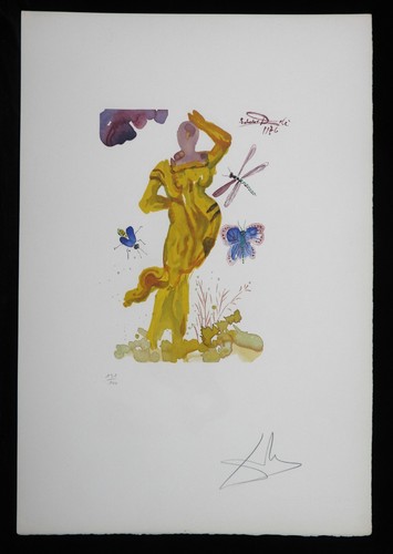 Salvador dali etching divine - salvador,