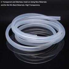 Tubo silicone alimentare ID 2mm~38mm tubo gomma morbida trasparente resistenza alta temperatura