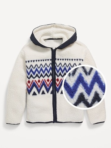 Accogliente giacca sherpa - , con