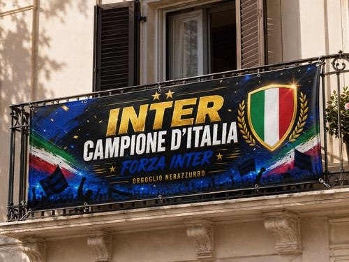 Striscione inter celebrativo - striscione,