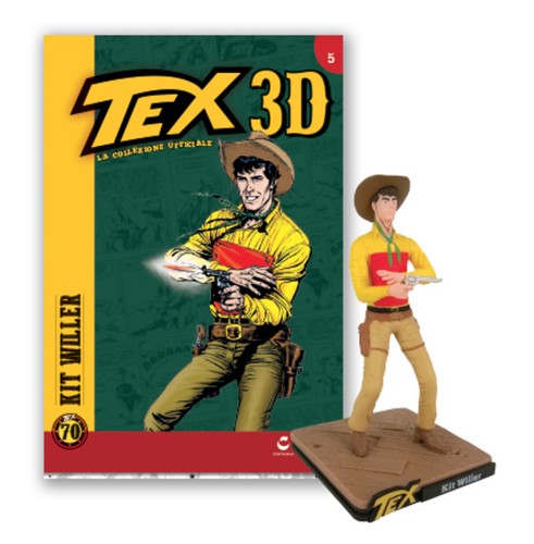 Tex collezione kit willer - tex, 3d