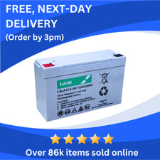 RIDE ON TOY CAR Batteria 6V 12AH/10AH per JEEP, MINI, AUDI, RAPTOR e altro