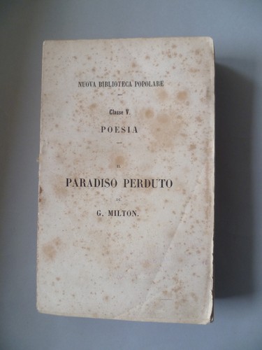 Paradiso perduto milton - g.,