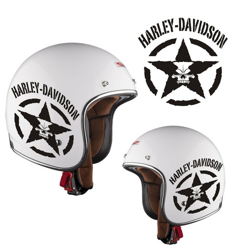 Adesivi casco moto custom