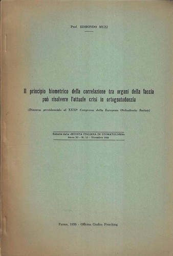 Principio biometrico della - principio,