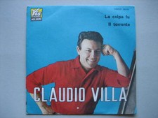 CLAUDIO VILLA "La colpa fu" 45 NUOVOdaMAGAZZINO