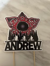 cake topper stranger things