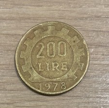 RARE 1978 200 Lire with Mint