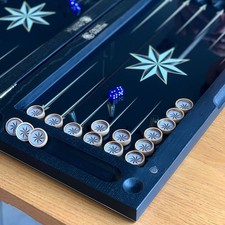 Set Backgammon Grande Vetro