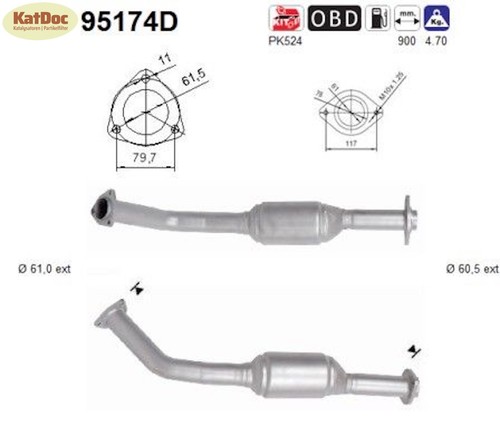 Catalizzatore per toyota - catalizzatore,
