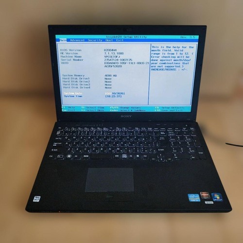 Sony vaio vpcse1aj core - sony, i5