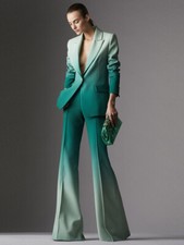 Blazer donna verde/rosa