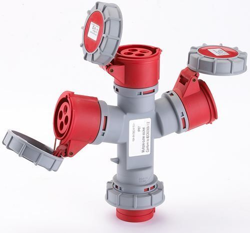Adattatore industriale spina - industriale, 1