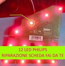 12 LED DA SALDARE PER RIPARAZIONE SCHEDA VALEO FANALE STOP NISSAN QASHQAI J10