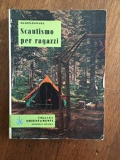 LIBRO  BOY SCOUTS SCAUTISMO PER RAGAZZI MANUALE Baden Powell Ancora 1964
