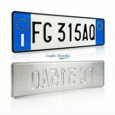 Targa Auto Italiana Anteriore