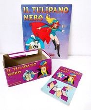 IL TULIPANO NERO 1984 Panini italy album figurine incompleto + box figurine vuot