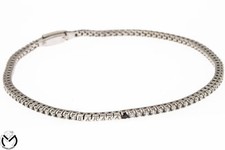 Bracciale tennis BARAKA’ ORO bianco 18 KT 750 diamanti 1,78 ct - 2983/ST
