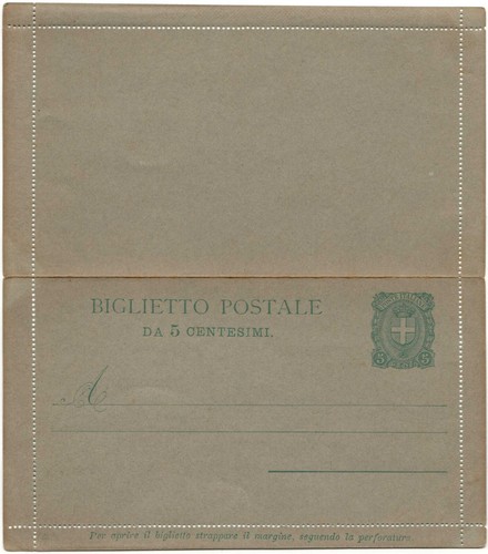 Regno 1897 biglietto - regno,