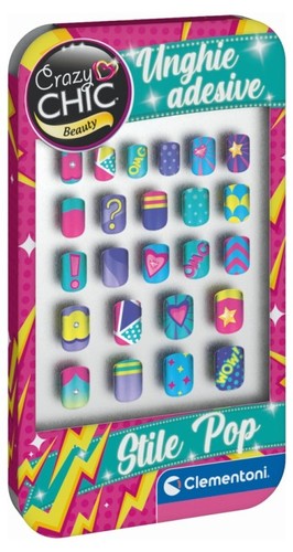 Unghie adesive stile pop - adesive,