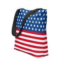 Borsa tote bandiera americana