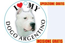 MEDAGLIETTA PER CANE DOGO
