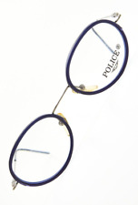 POLICE 2389 ovale colore blue/dark gray vintage montatura occhiali 1980s?