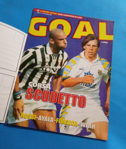 Goal 1995 cartoline - goal,