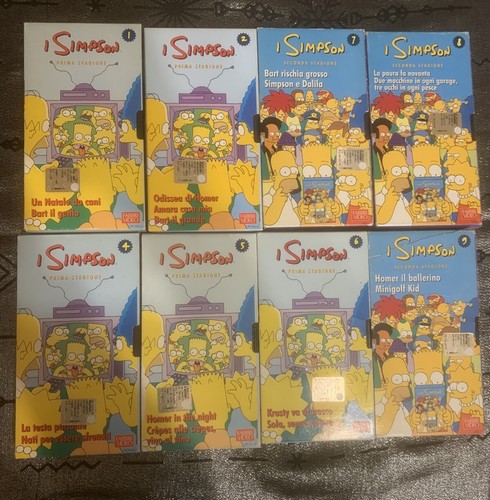 Lotto stock simpson 8 vhs - n.8,