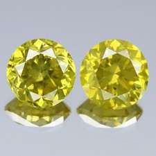 💎 Coppia di diamanti gialli
