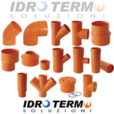 RACCORDI IN PVC ARANCIO AD