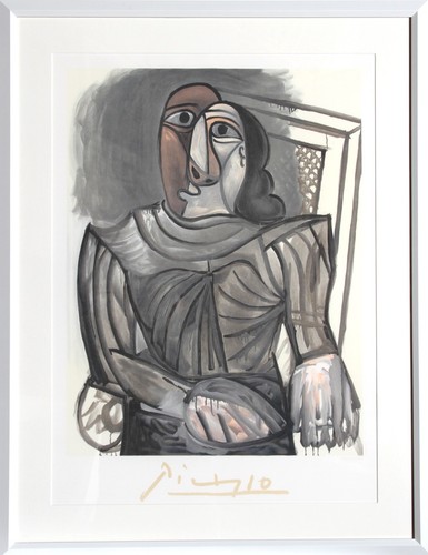 Pablo picasso femme assise - femme, a