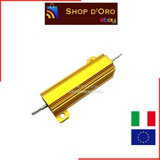 Resistenza 50W 8ohm 8 Ohm in Alluminio Resistore Potenza Filo Avvolto