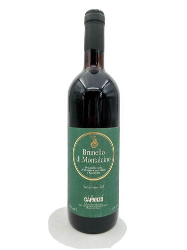 1987 tenuta caparzo brunello - tenuta,