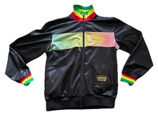 Adidas chile 62 rasta jamaica uomo track top jacket 656906, 2008 nero taglia small