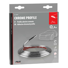 Profilo Adesivo Cromato 7mm x