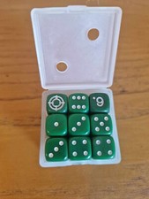 Set 27 Dadi Verdi D6 Warhammer