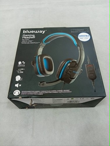 Casque micro blueway noir bleu - blueway,