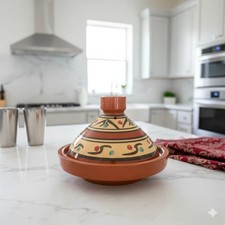 Tajine M 22 cm in Terracotta