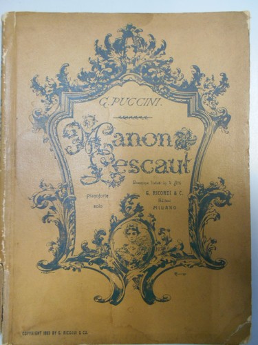 Manon lescaut dramma lirico - manon,