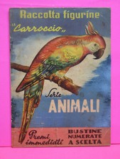 Album figurine ANIMALI Carroccio 1950 originale COMPLETO !!