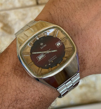 Orologio automatico vintage Zodiac SST 36000 rosso cal. 86 rif. 862-974...