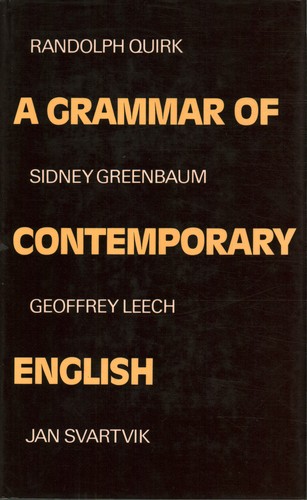 Grammar contemporary - a, of